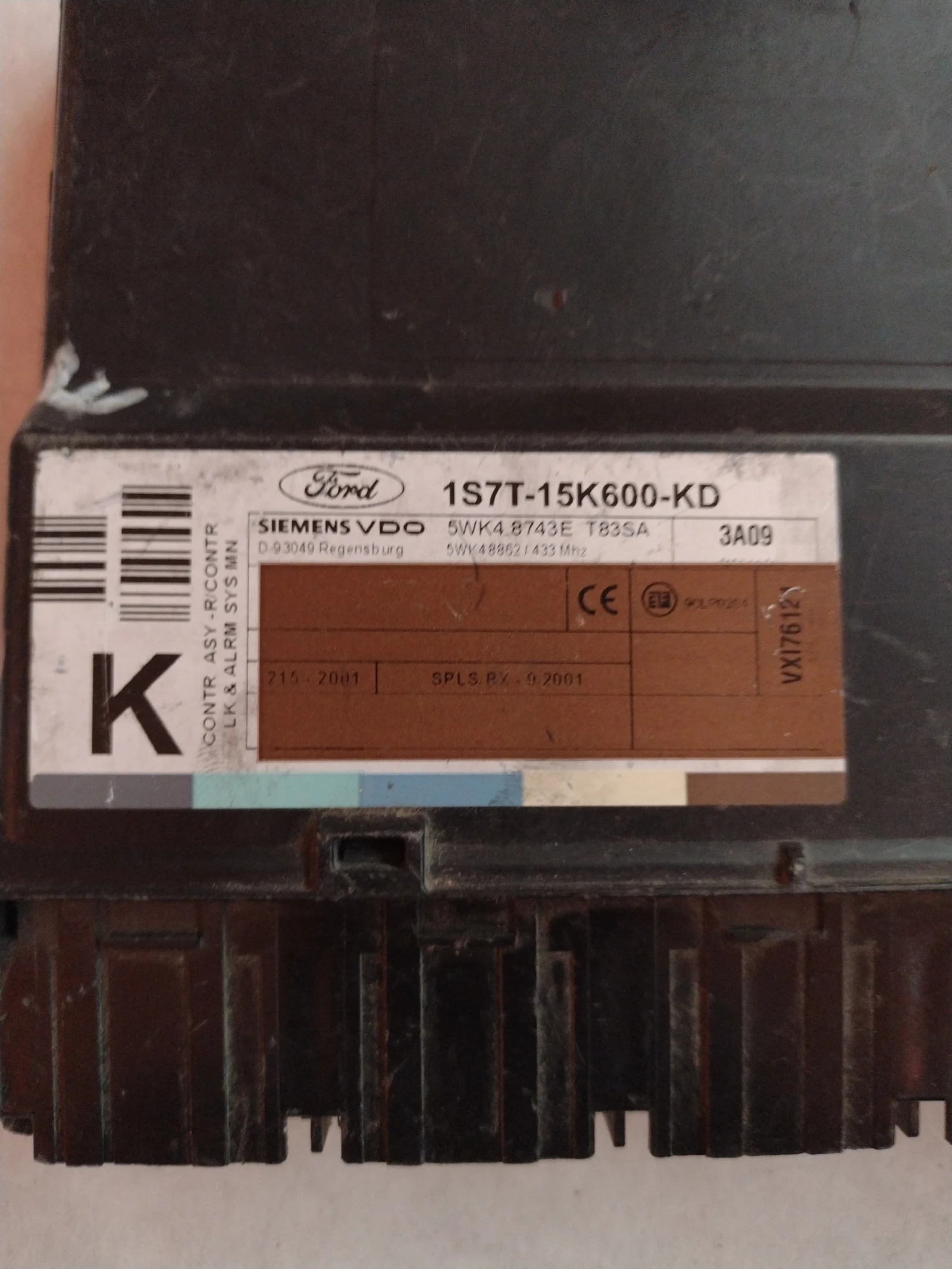 1S7T-15K600 KD    FORD  5WK48743E   5WK4 8743E  T83SA | Mobile.bg   2