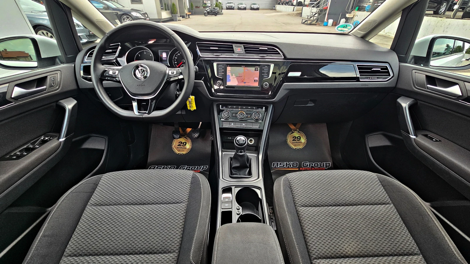 VW Touran 2.0TDI/7MESTA/GERMANY/PANO/ПОДГРЕВ/LED/AUTO H/LIZI - изображение 9