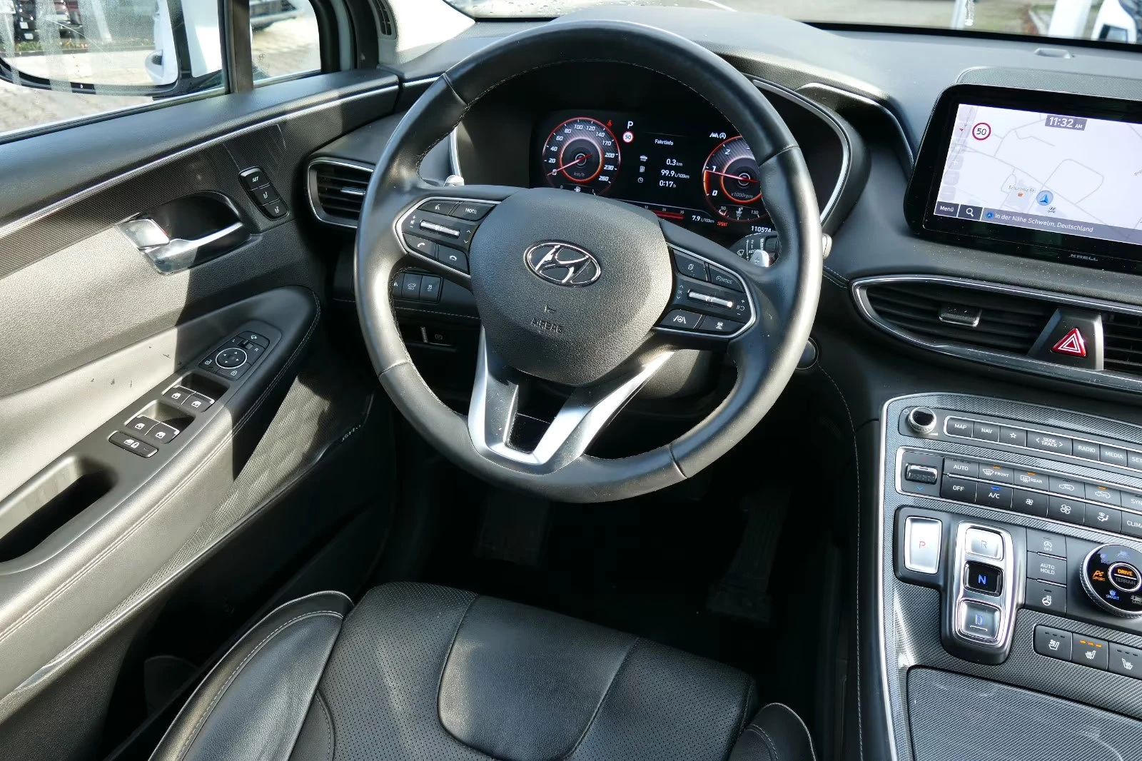 Hyundai Santa fe PRIME/193HP/4WD/HUD/360/AHK/MEMO/NAVI/LED/726g - изображение 9