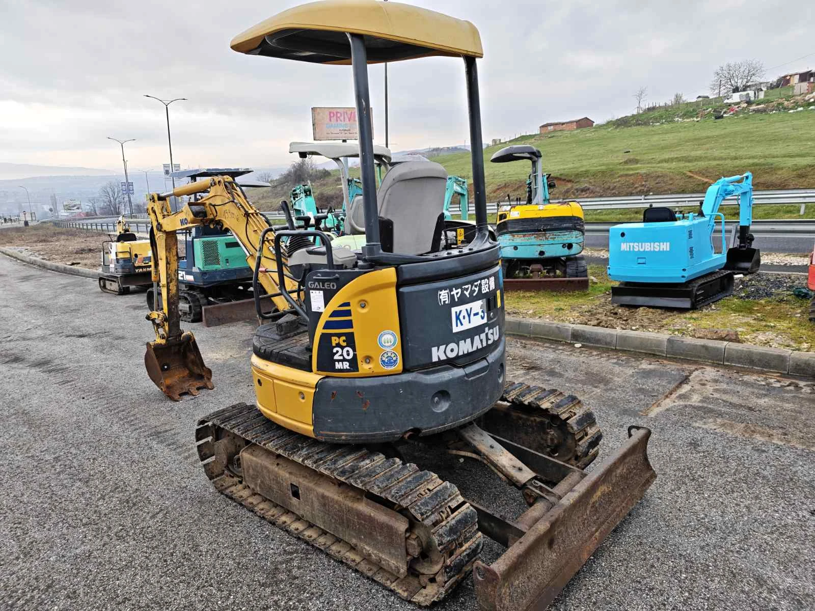 Багер Komatsu  НОВ ВНОС JAPAN, снимка 3 - Индустриална техника - 53633595