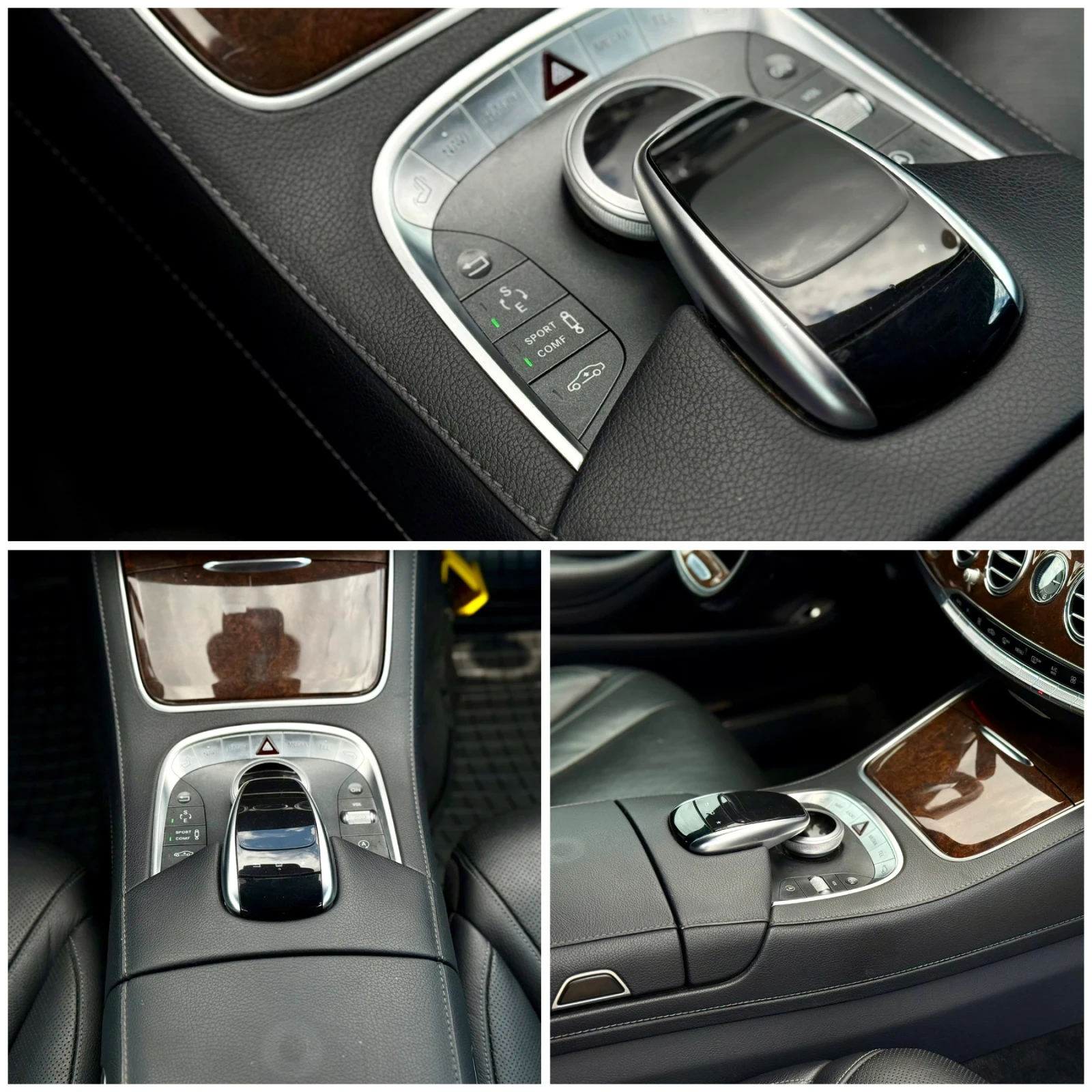 Mercedes-Benz S 350 LONG/DISTRONIC/4MATIC/BURMESTER/7G-TRONIC/360 , снимка 16 - Автомобили и джипове - 55047218