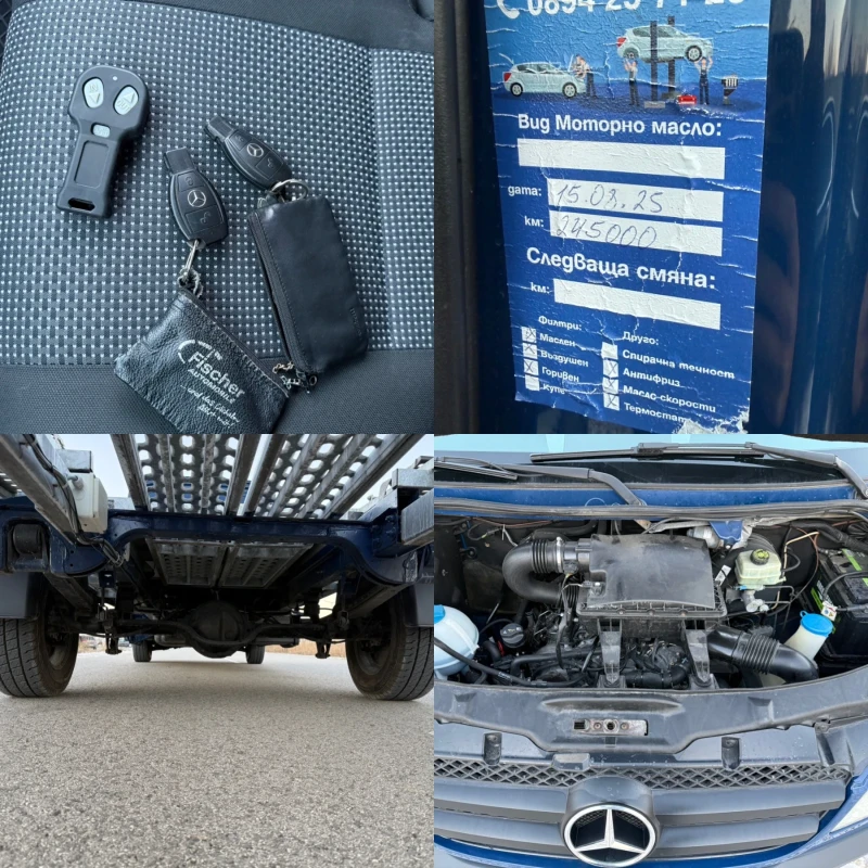 Mercedes-Benz Sprinter 319 D 190к.с 6 Ск. 5 Метра ОБСЛУЖЕН / СПЕЦИАЛЕН , снимка 14 - Бусове и автобуси - 52811220