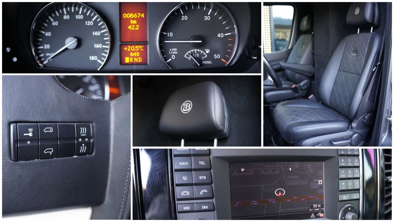 Mercedes-Benz Sprinter 519 BRABUS, снимка 12 - Бусове и автобуси - 56313366