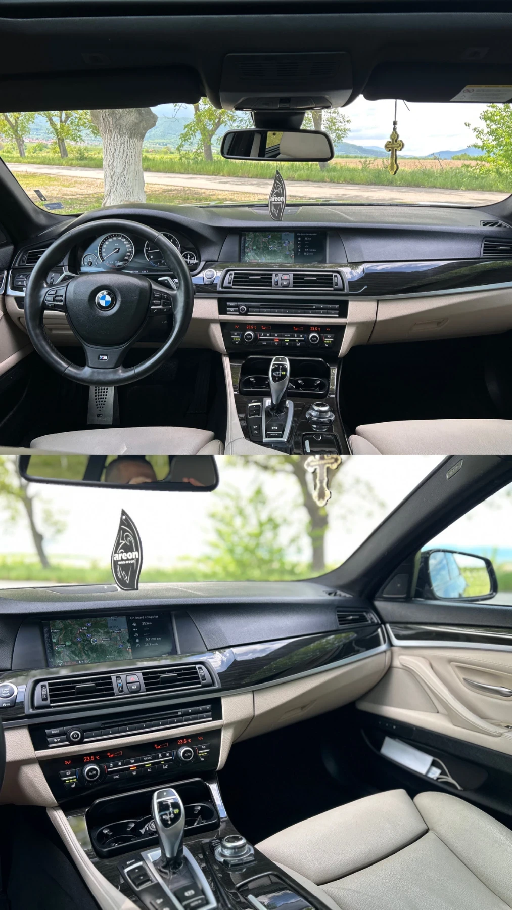 BMW 530 Xd 258к.с. FULL M-Pack* ВАКУМ* ПОДГРЕВ* KEY-LESS* , снимка 5 - Автомобили и джипове - 54595532