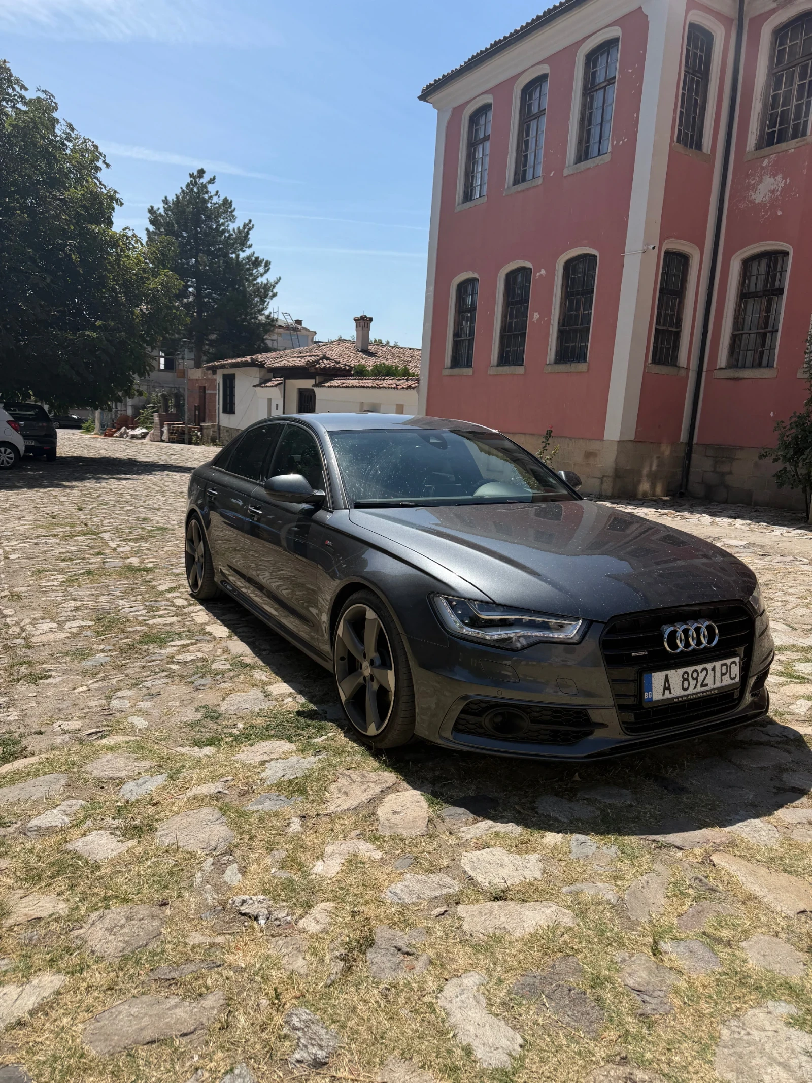 Audi A6 3.0BiTdi, 2xS Line, ������� ������, ������/������ | Mobile.bg � ����������� 6