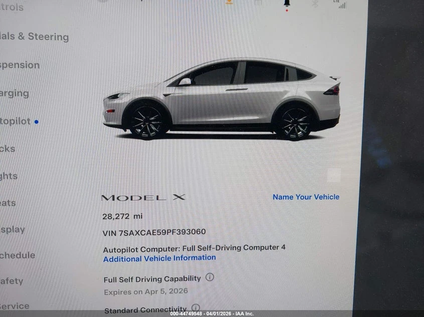 Tesla Model X Dual Motor All-Wheel Drive/Standard Range, снимка 7 - Автомобили и джипове - 54557991