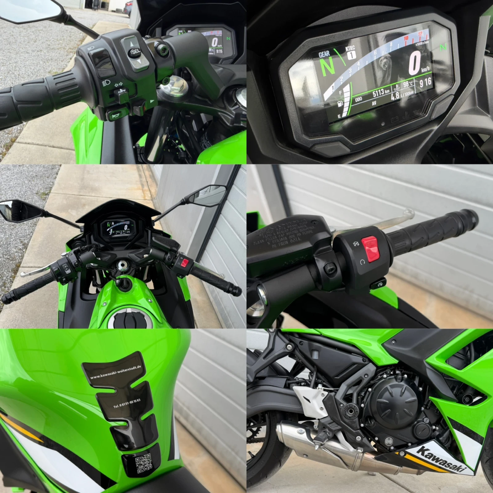 Kawasaki Ninja 650 A2 LED ABS TC * �������� �� 2029�*  | Mobile.bg � ����������� 13
