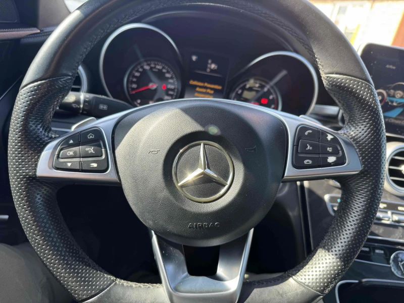Mercedes-Benz C 400 AMG PK| BURMASTER| PANO| БЯЛА ПЕРЛА| BLACK OPTIC| , снимка 6 - Автомобили и джипове - 53201836