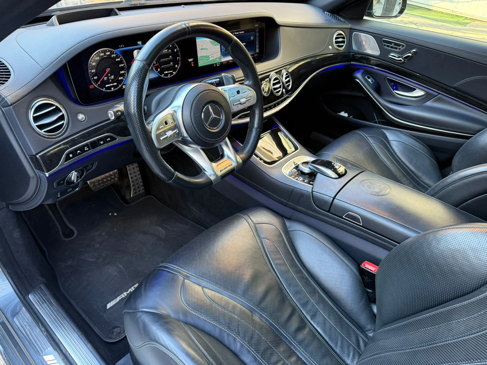 Mercedes-Benz S 63 AMG 4MATIC+ L , снимка 9 - Автомобили и джипове - 55571369