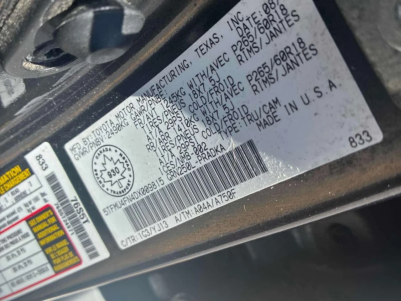 Toyota Tacoma * 4WD Double Cab V6 Auto* АВТОКРЕДИТ* , снимка 10 - Автомобили и джипове - 54657435