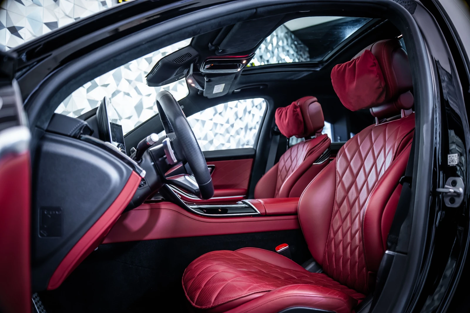 Mercedes-Benz S 400 d 4M L AMG - CHAUFFEUR - EXCLUSIVE RED | Mobile.bg � ����������� 13