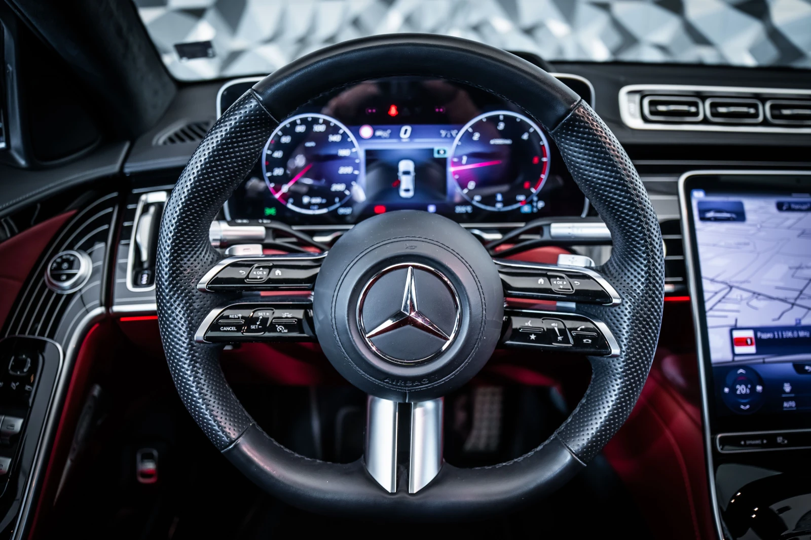 Mercedes-Benz S 400 d 4M L AMG - CHAUFFEUR - EXCLUSIVE RED | Mobile.bg � ����������� 11