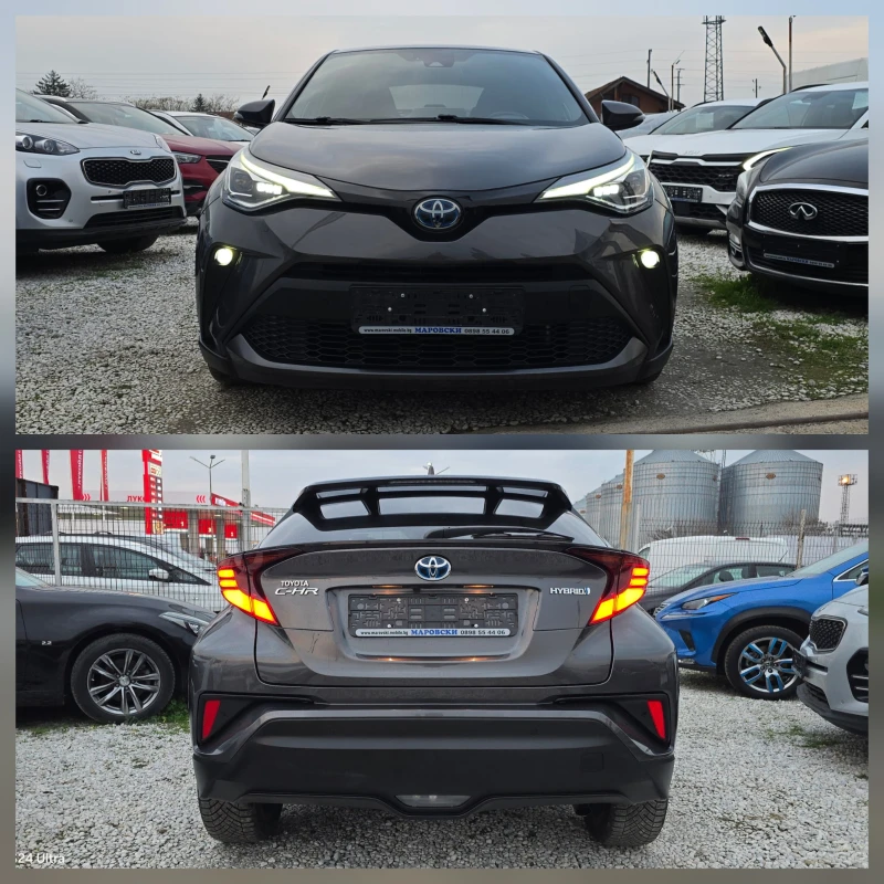 Toyota C-HR 1.8 HYBRID GLASSY JBL ГАРАНЦИОННА CAR PLAY EXPORT?, снимка 2 - Автомобили и джипове - 52641205