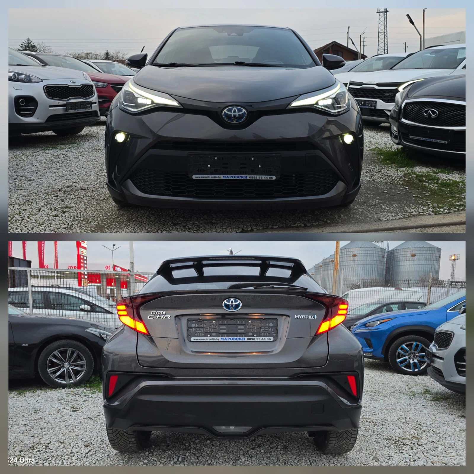 Toyota C-HR 1.8 HYBRID GLASSY ГАРАНЦИОННА CAR PLAY ANDROID - изображение 2