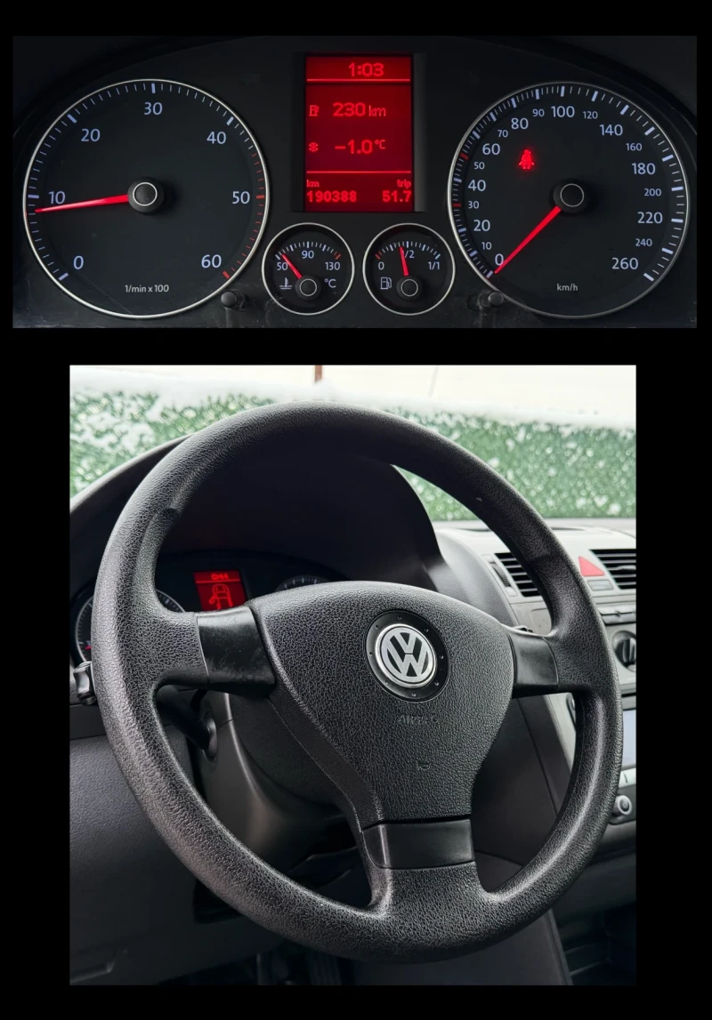 VW Touran 1.9TDi 90hp FACELIFT, снимка 13 - Автомобили и джипове - 53374938