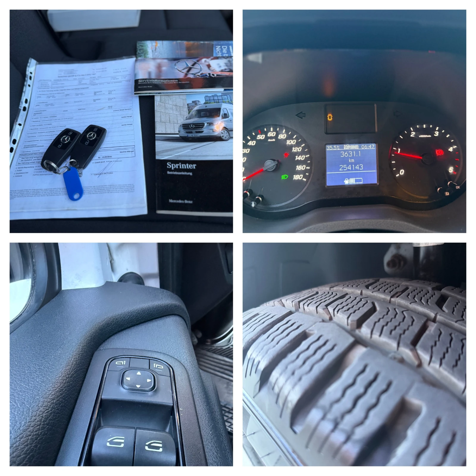 Mercedes-Benz Sprinter ОМ651!LED!Реални КМ! СРЕДНА БАЗА, снимка 12 - Бусове и автобуси - 55797972