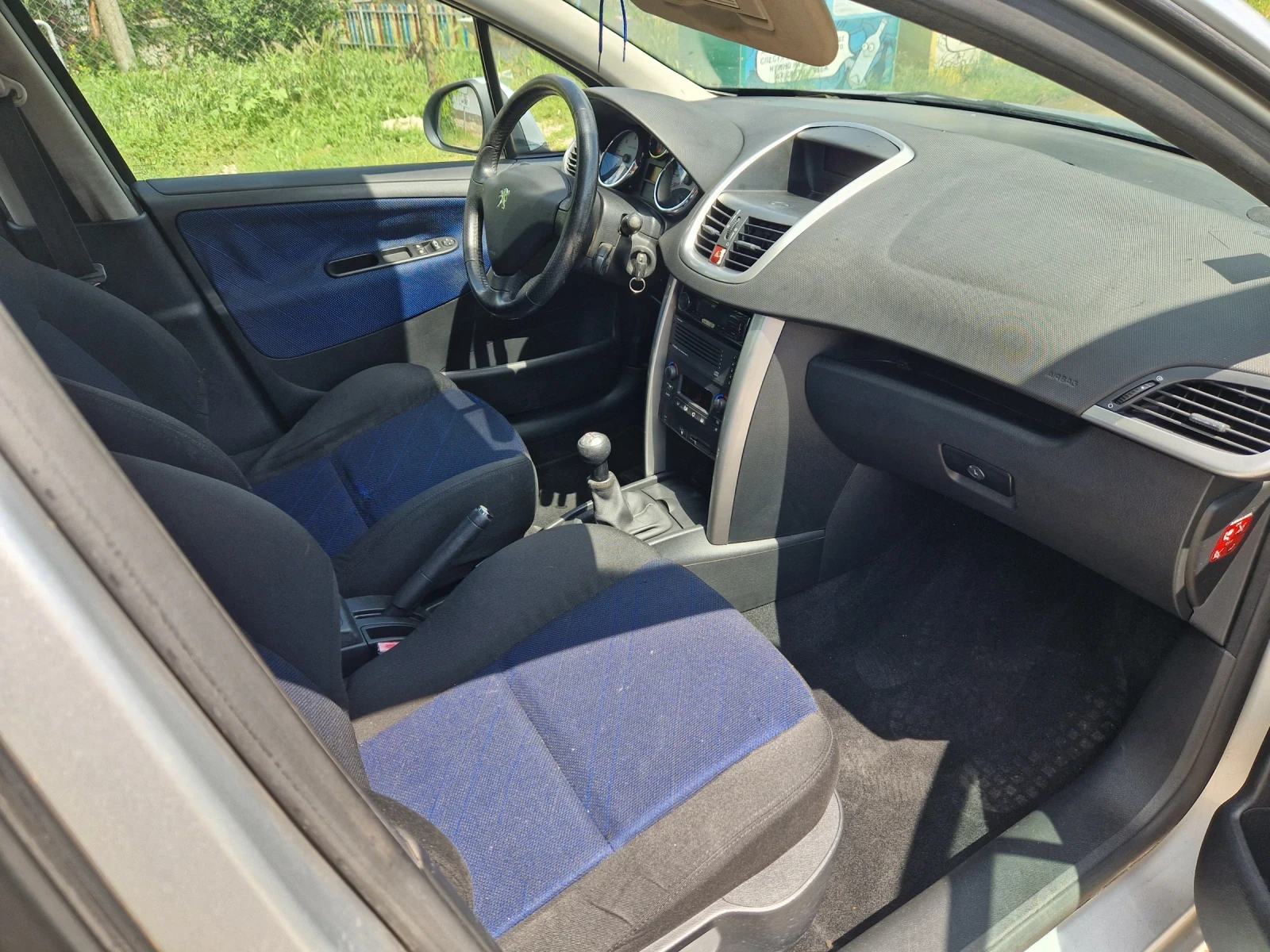 Peugeot 207 1 6HDI, 90кс, 08г.5вр, КЛИМАТРОНИК, Италия. , снимка 11 - Автомобили и джипове - 54703323