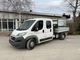 Fiat Ducato 2.3 MULTIJET 130 К.С. - 7 МЕСТА/КРАН FASSI, снимка 1