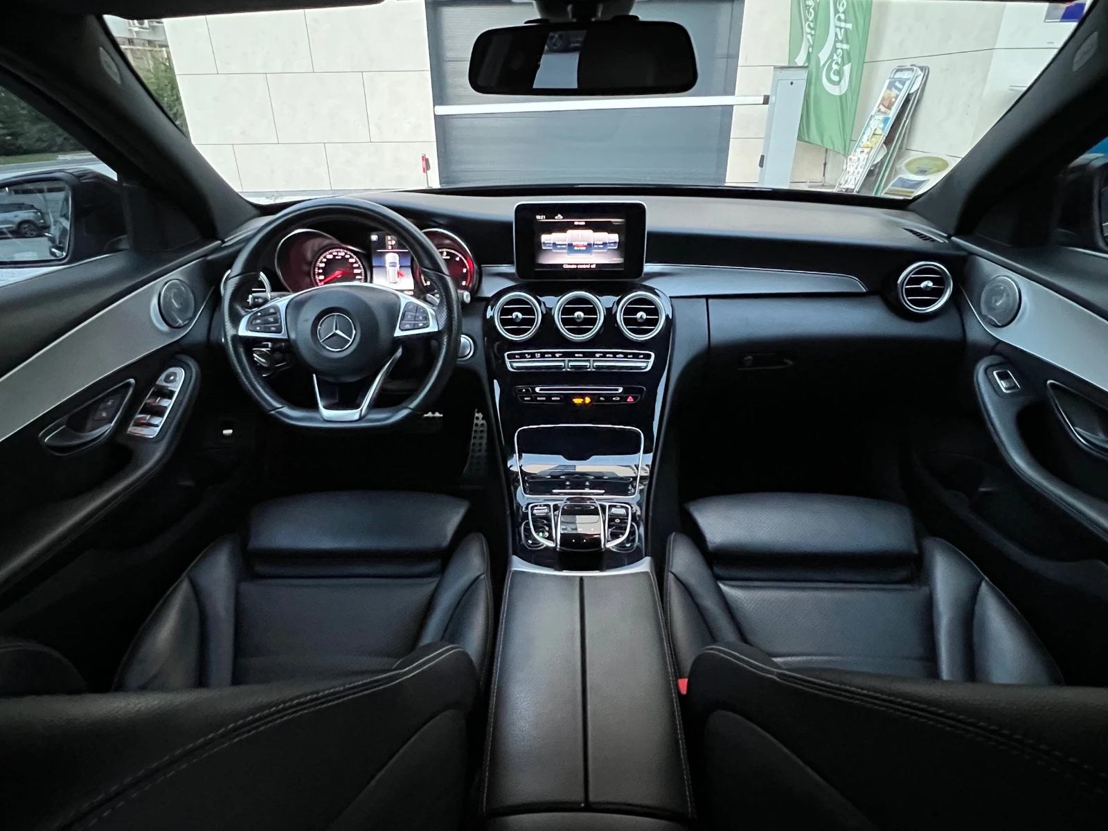 Mercedes-Benz C 220 AMG-Line AFFALTERBACH 9G-TRONIC 360"CAMERA , снимка 10 - Автомобили и джипове - 53831293