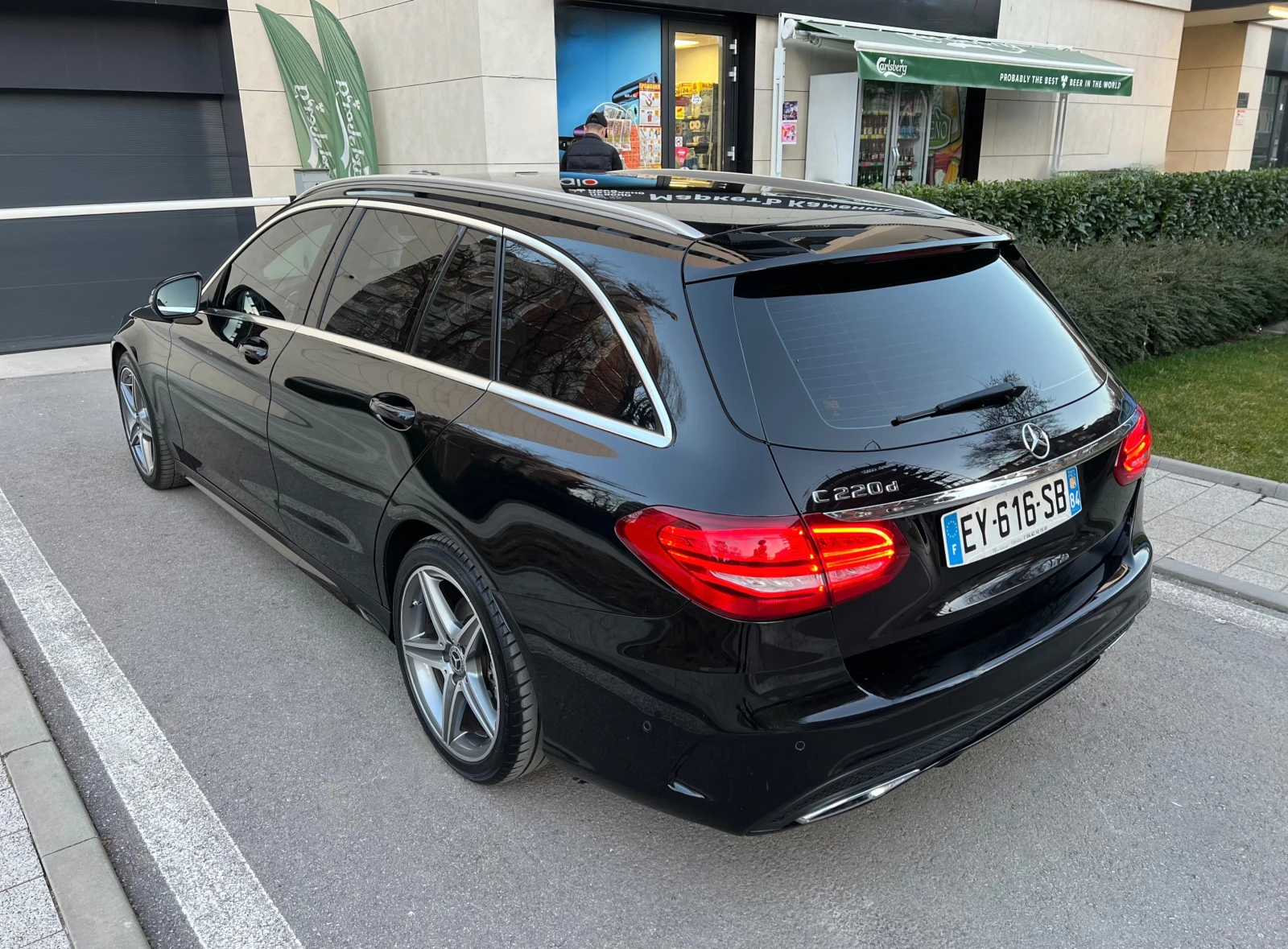 Mercedes-Benz C 220 AMG-Line AFFALTERBACH 9G-TRONIC 360"CAMERA , снимка 6 - Автомобили и джипове - 53831293