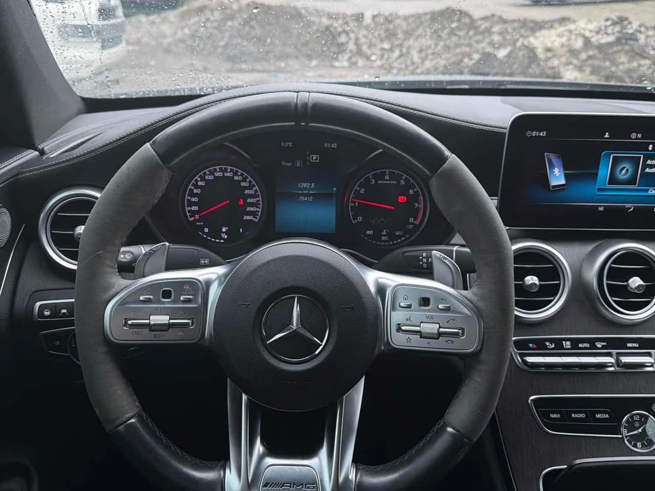 Mercedes-Benz C 43 AMG * ПОДГРЕВ * ШИБИДАХ * ОТ ПРЕДСТАВИТЕЛСТВО, снимка 8 - Автомобили и джипове - 53990529