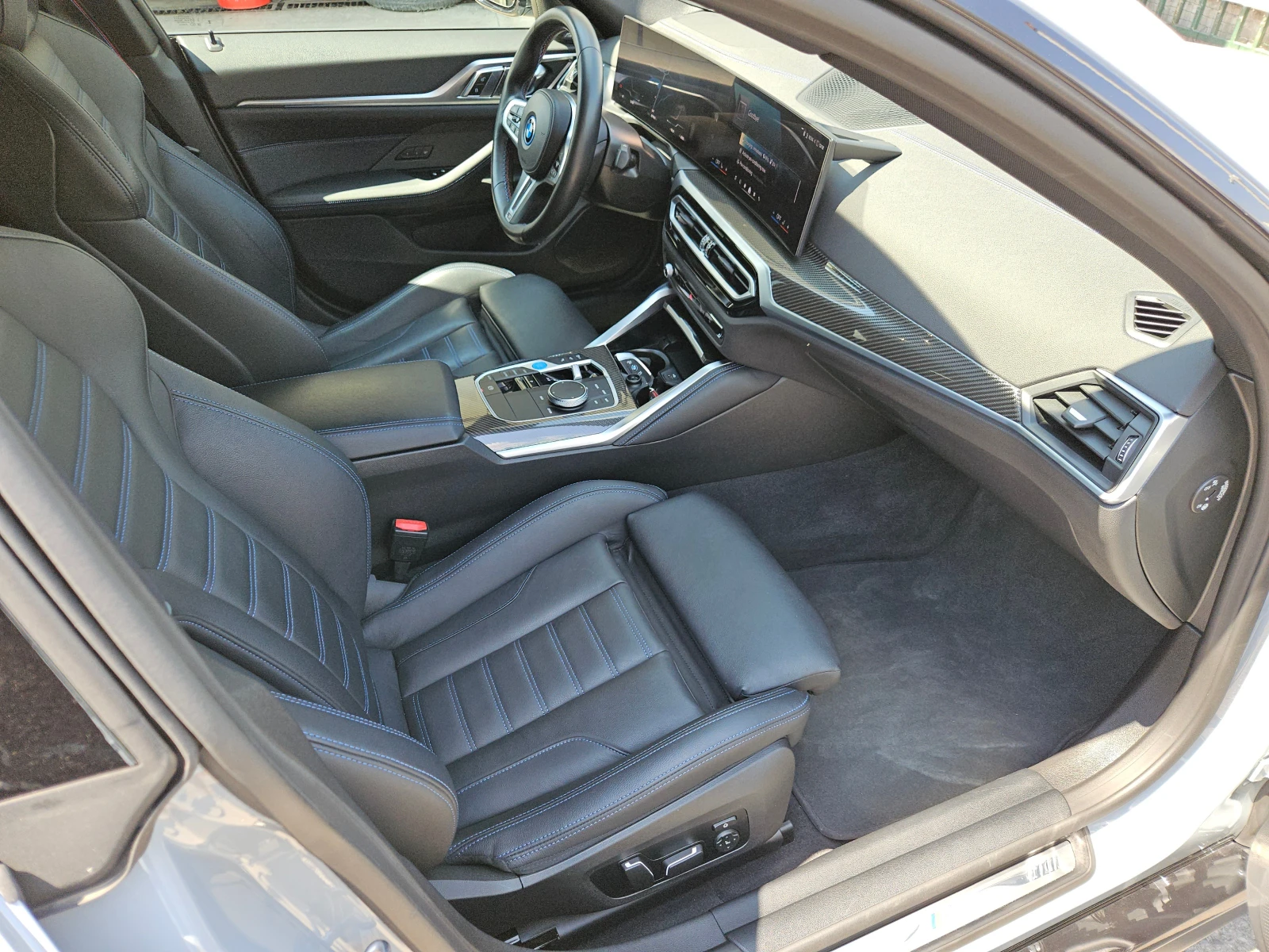 BMW i4 М50/27421км/eDrive/LED/Cam 360/M-Sport Pro/CarPlay, снимка 15 - Автомобили и джипове - 55316404