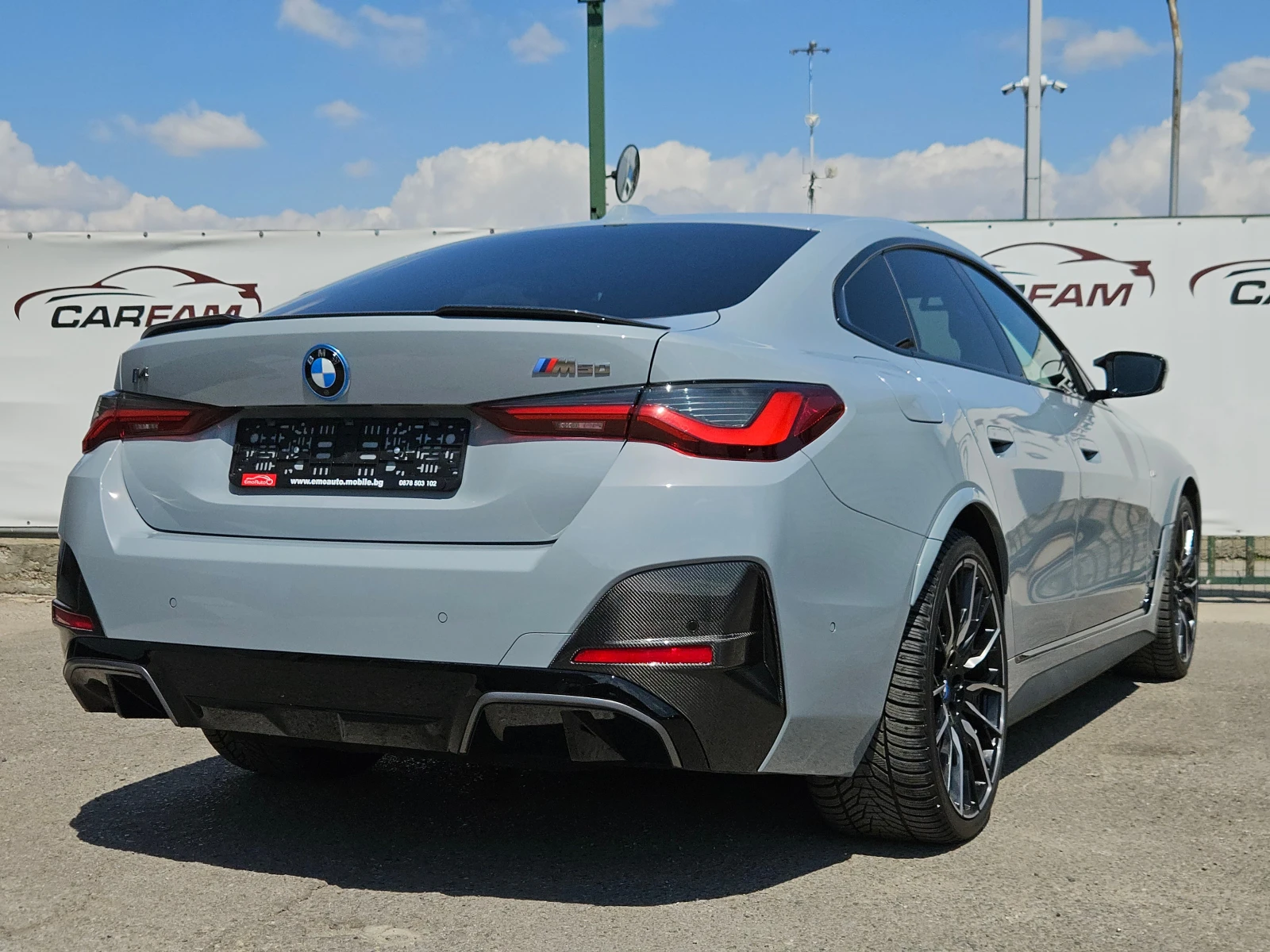 BMW i4 М50/27421км/eDrive/LED/Cam 360/M-Sport Pro/CarPlay, снимка 3 - Автомобили и джипове - 55316404