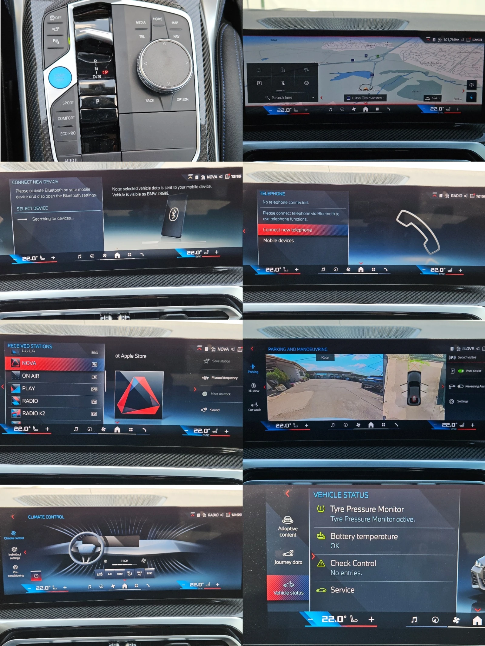 BMW i4 М50/27421км/eDrive/LED/Cam 360/M-Sport Pro/CarPlay, снимка 13 - Автомобили и джипове - 55316404
