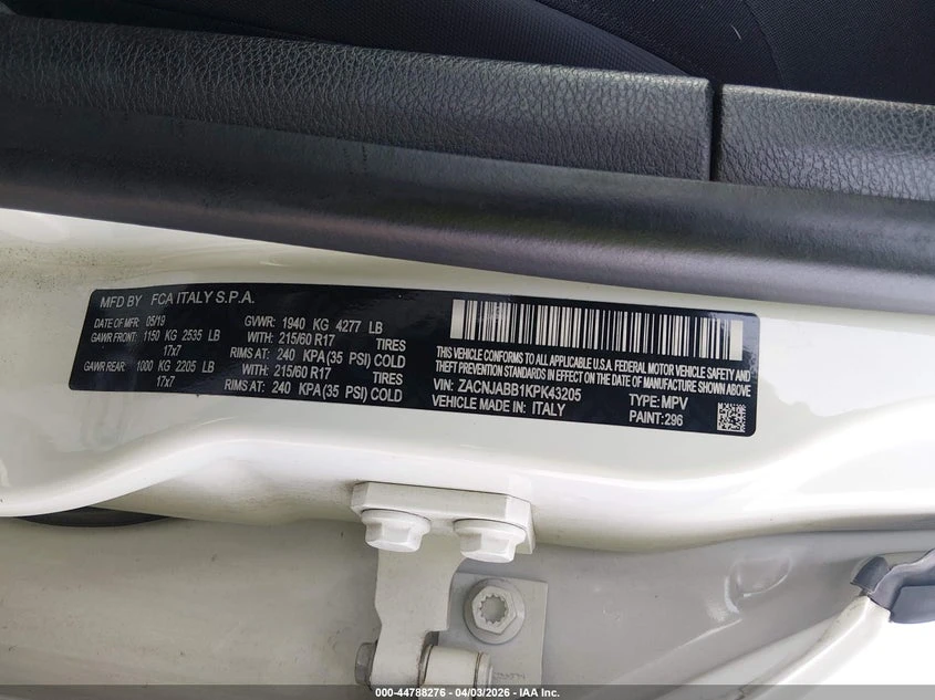 Jeep Renegade 2.4l Altitude Fwd, снимка 9 - Автомобили и джипове - 54618908