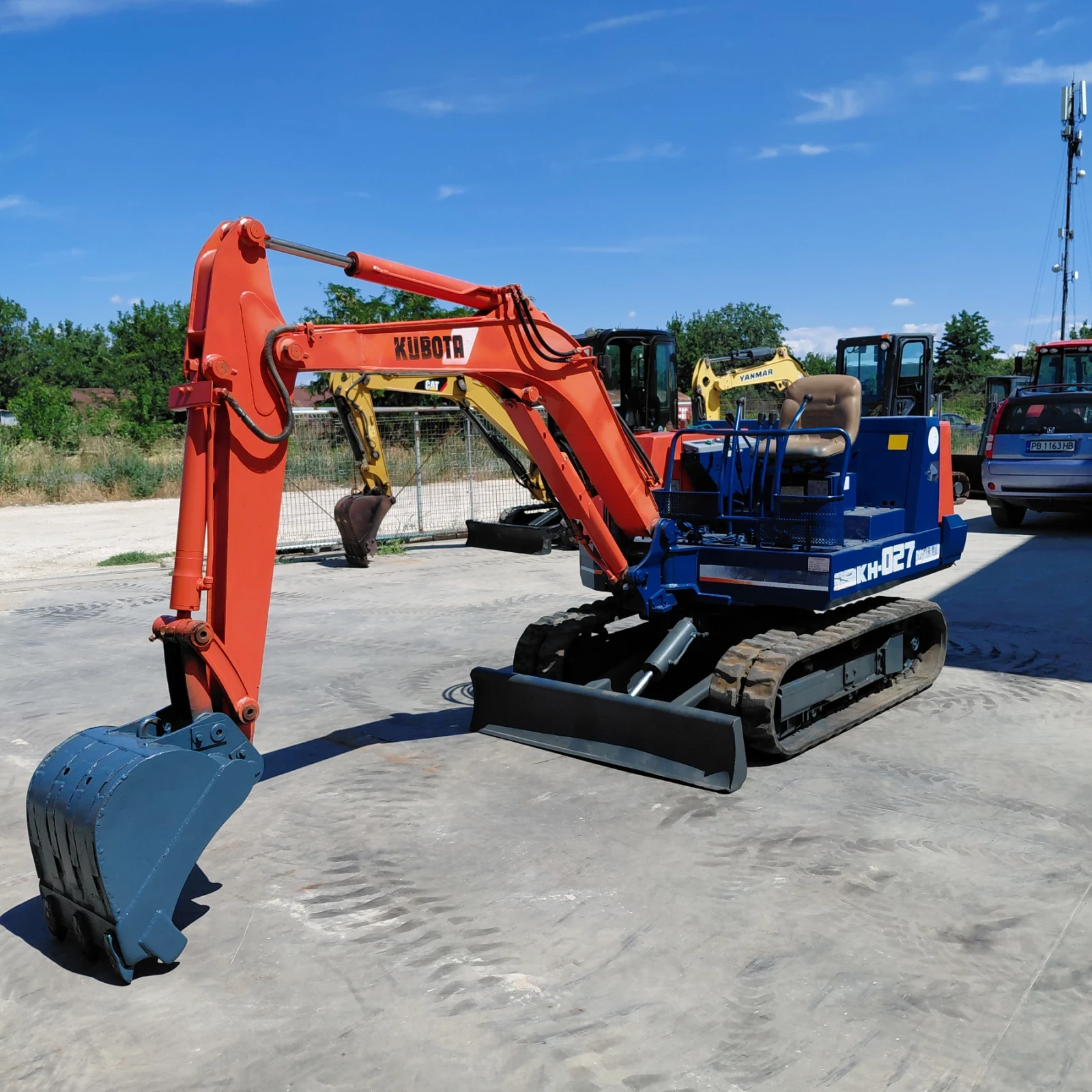 Багер Kubota KH-027 * На 1700мч * ТОП СЪСТОЯНИЕ * 