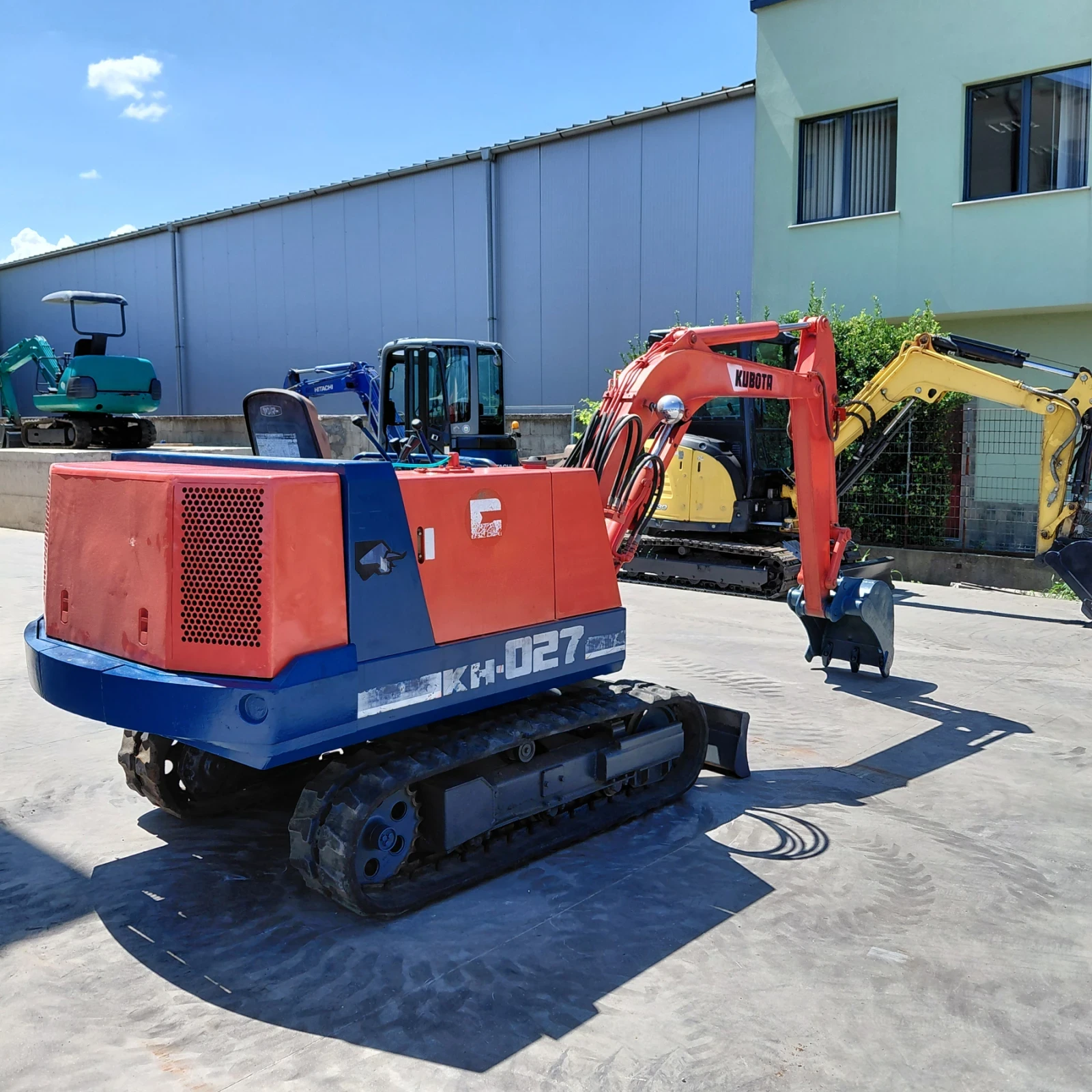 Багер Kubota KH-027 * 1700 МОТОЧАСА * 26 К.С. * , снимка 5 - Индустриална техника - 53093394