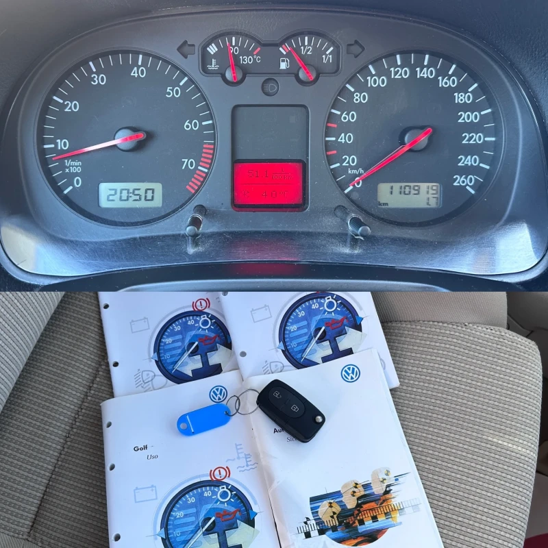 VW Golf 1.6i- РЕАЛНИ КИЛОМЕТРИ - УНИКАТ, снимка 15 - Автомобили и джипове - 52847340