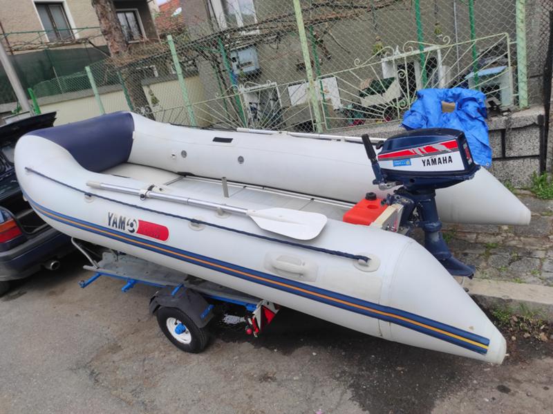 Надуваема лодка Yamaha 380, снимка 4 - Воден транспорт - 44710509