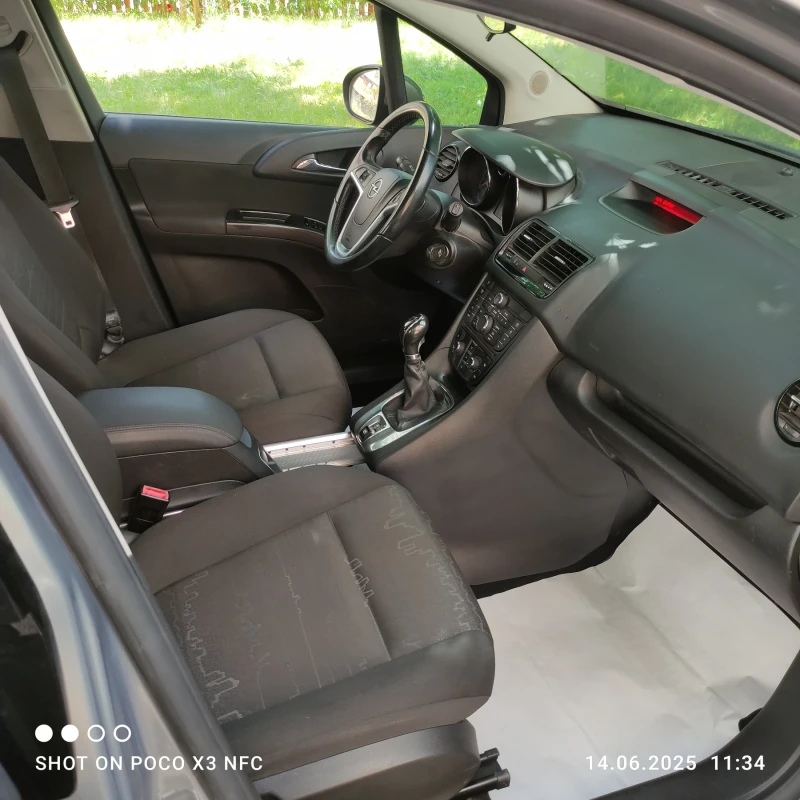 Opel Meriva 1.4  16v блутут, хендсфри, аукс, автопилот, снимка 6 - Автомобили и джипове - 52646939