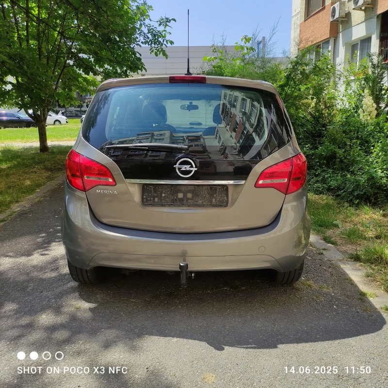 Opel Meriva 1.4  16v блутут, хендсфри, аукс, автопилот, снимка 3 - Автомобили и джипове - 52646939
