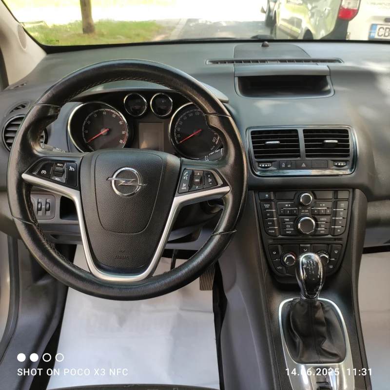 Opel Meriva 1.4  16v блутут, хендсфри, аукс, автопилот, снимка 9 - Автомобили и джипове - 52646939