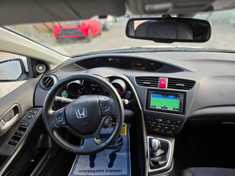 Honda Civic 1.6 ДИЗЕЛ 120 К.С. 170000 КМ!!КАМЕРА! НАВИ!, снимка 14 - Автомобили и джипове - 52855667
