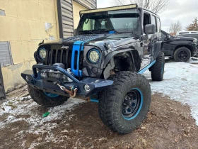 Jeep Wrangler * SAHARA * ПОДГРЕВ / КОЖЕН САЛОН / КЛИП НА МОТОРА, снимка 1