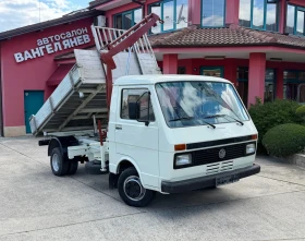 VW Lt Тристранен самосвал + Кран, снимка 1