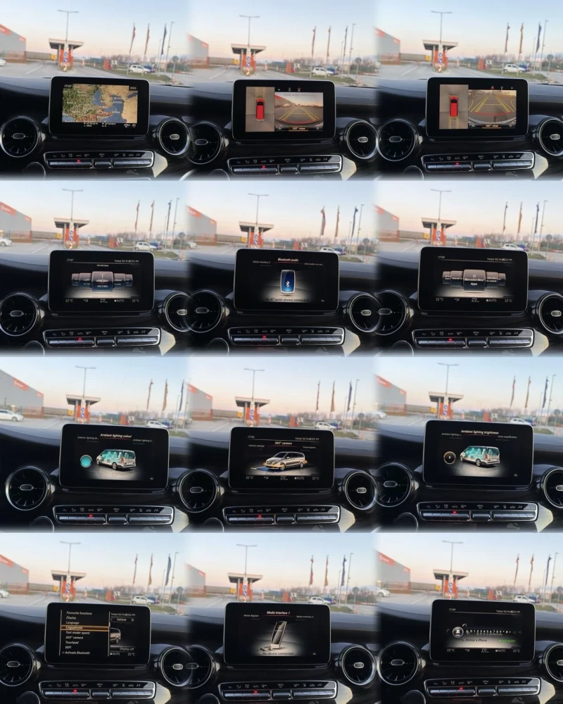 Mercedes-Benz V 300 AMG line 7 местен ГОТОВ ЛИЗИНГ, снимка 16 - Бусове и автобуси - 48791474