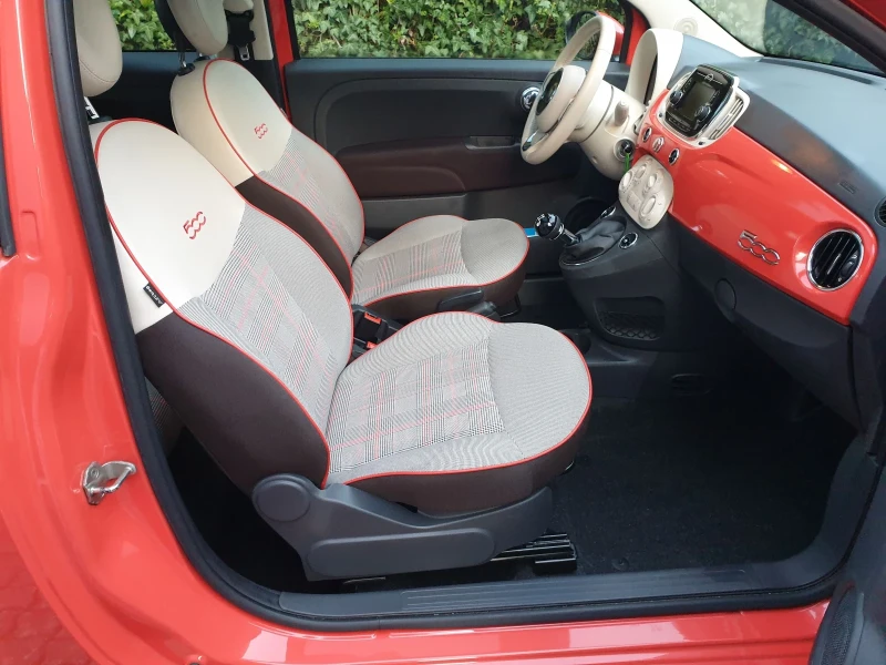 Fiat 500 Първи собственик! 38000км. Ново състояние! Панорам, снимка 5 - Автомобили и джипове - 52011417