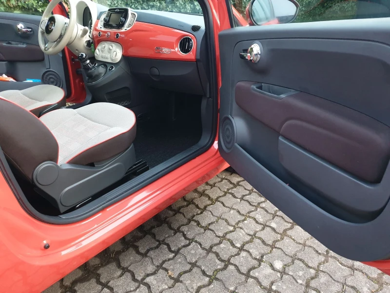 Fiat 500 Първи собственик! 38000км. Ново състояние! Панорам, снимка 9 - Автомобили и джипове - 52011417