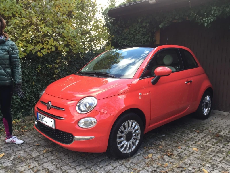Fiat 500 Първи собственик! 38000км. Ново състояние! Панорам, снимка 2 - Автомобили и джипове - 52011417