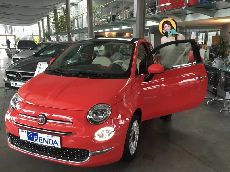 Fiat 500 Първи собственик! 38000км. Ново състояние! Панорам