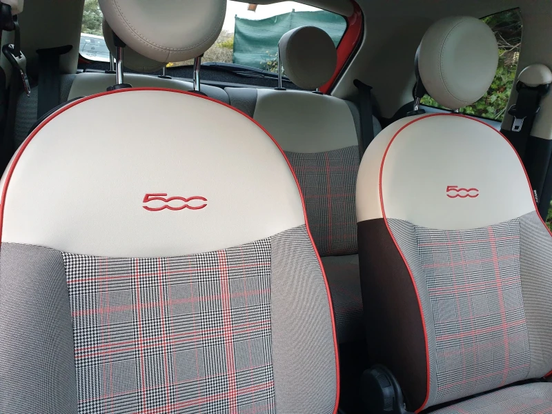 Fiat 500 Първи собственик! 38000км. Ново състояние! Панорам, снимка 10 - Автомобили и джипове - 52011417