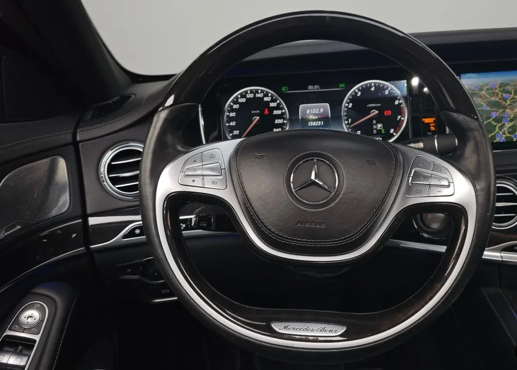 Mercedes-Benz S 500 S500L * 360* ОБДУХ* Burm* ПАНО* , снимка 9 - Автомобили и джипове - 55619128