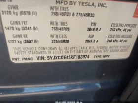 Tesla Model X P100D/Performance, снимка 9