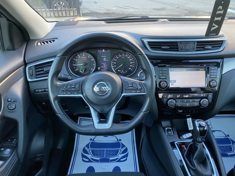 Nissan Qashqai TURBO DIG-T TEKNA+ NAVI PANORAMA AVTOMAT 360CAM., снимка 13 - Автомобили и джипове - 48609674