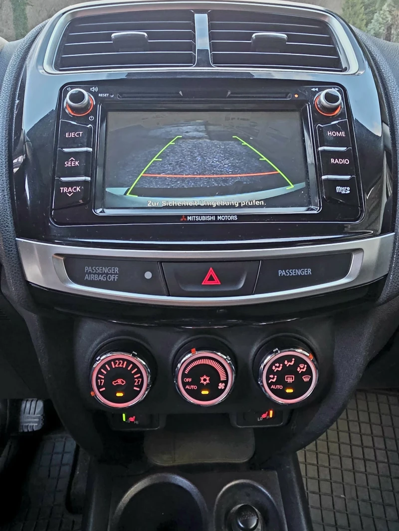Mitsubishi ASX 2.2DI-D 150КС 4х4 ФЕЙС, АВТОМАТ, НАВИ, КАМЕРА, ПОД, снимка 14 - Автомобили и джипове - 52972773