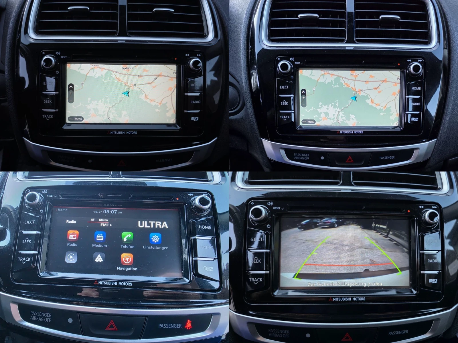 Mitsubishi ASX 2.2DI-D 150КС 4х4 ФЕЙС, АВТОМАТ, НАВИ, КАМЕРА, ПОД, снимка 16 - Автомобили и джипове - 53757289